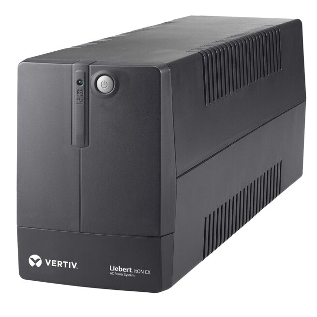 Pre-Owned Vertiv Liebert Iton CX 600VA UPS Reliable Power Backup Solutions for Your Home Office, Desktop PC, and WiFi Router